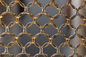 Pannelli bronzei della tenda della maglia metallica dell'anello della posta a catena di colore per il divisore dello spazio fornitore